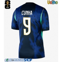 Maglie da calcio Brasile Matheus Cunha #9 Seconda Maglia Mondiali 2026  Manica Corta